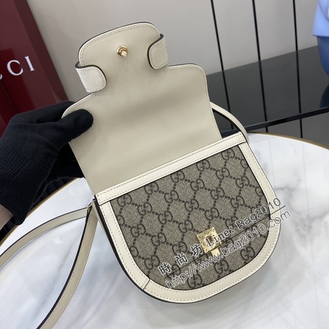 Gucci專櫃古馳最新款Horsebit 1955系列迷你手提包單肩斜挎女包 jh2498型號：781387